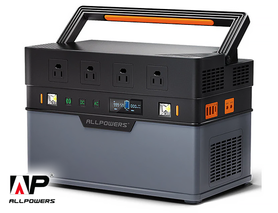 Allpowers: Solar Generator Kit 1500W (S1500 + SP012 100W Solar Panel)